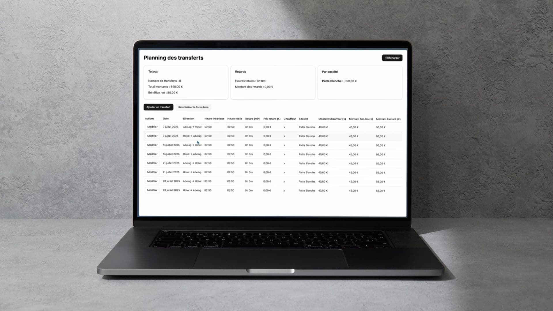 RnCar — Application VTC